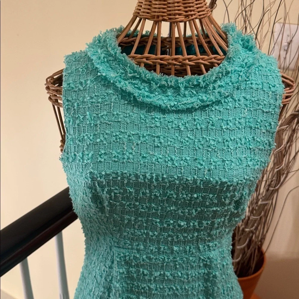 Kate Spade mint green tweed dress